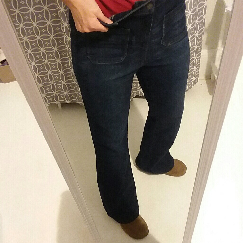 Canyon River Blues High Waist Bell Bottom Jeans 16